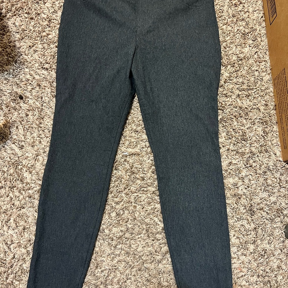 Dark Gray Slim Fit Pants